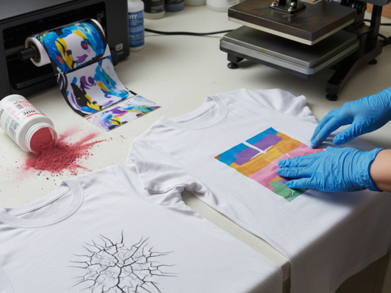 Nejčastější chyby při aplikaci DTF doma